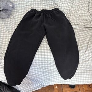 Black Jogger Sweatpants